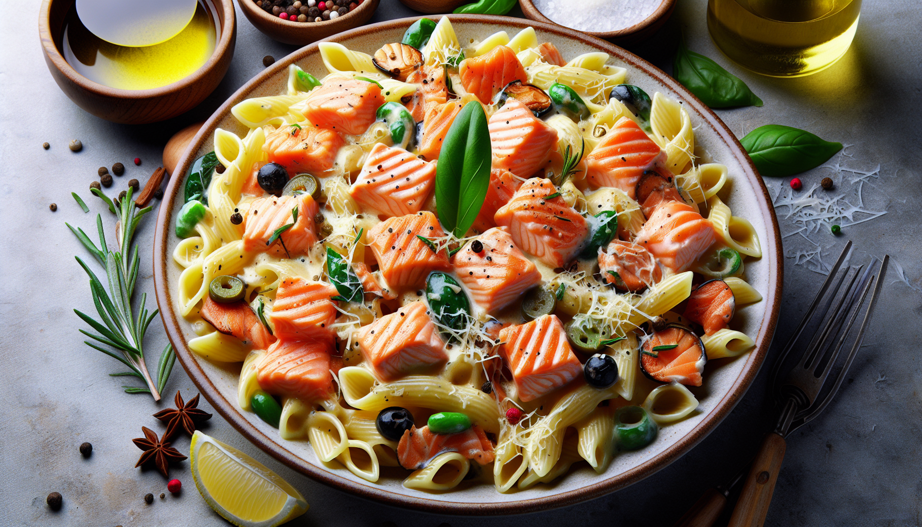 pasta al salmone e panna